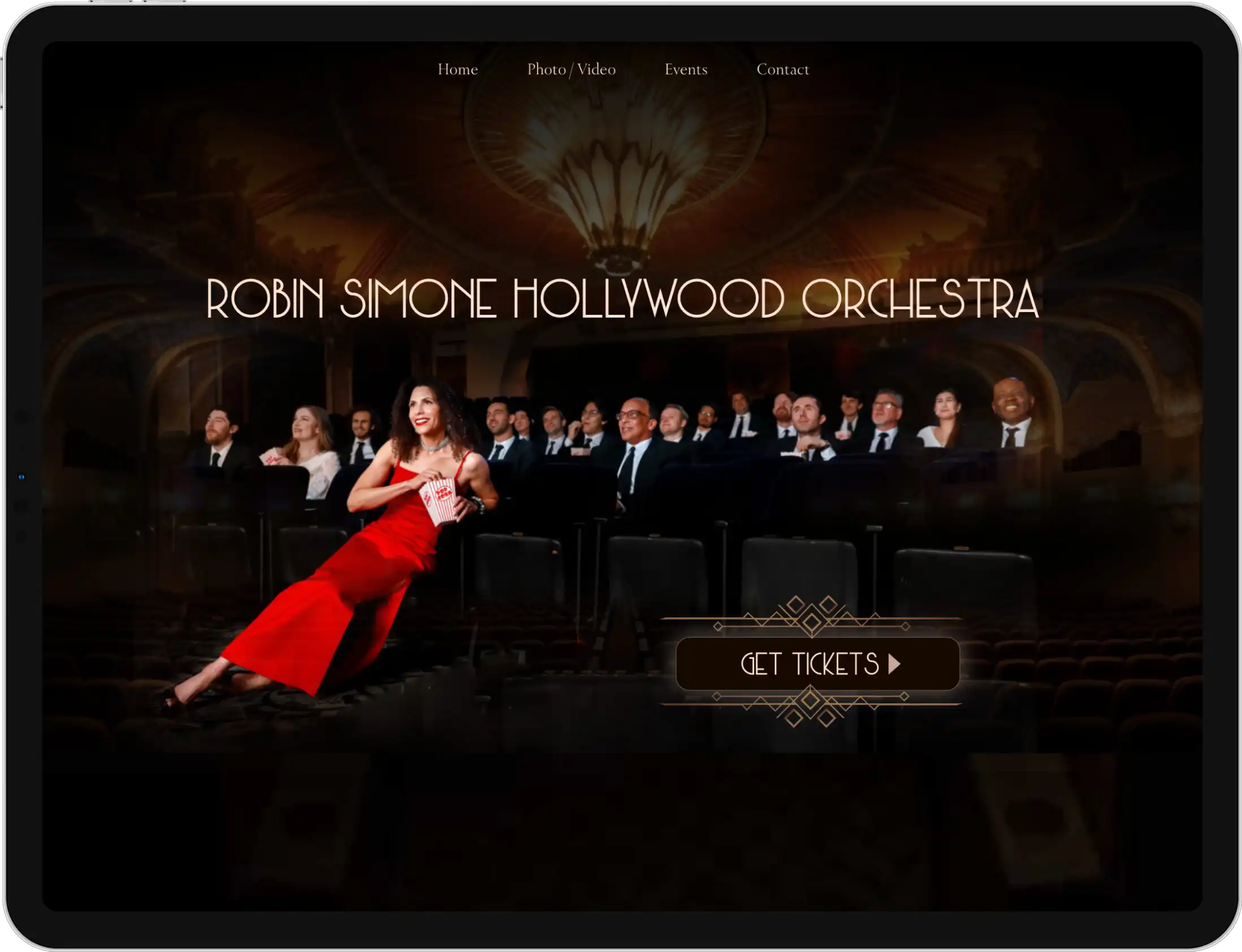 Robin Simone Hollywood Orchestra Website