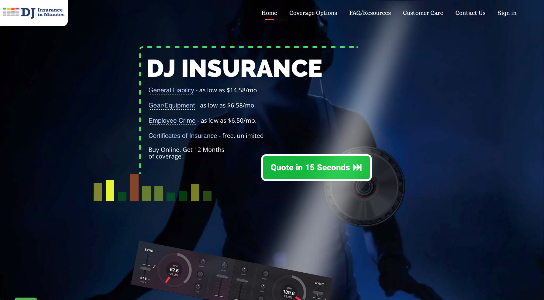 dj insurance website
