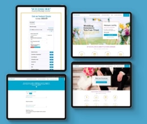 wedsure brand website commerce